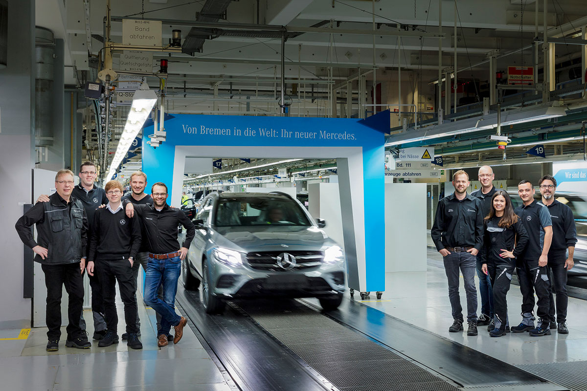 Mercedes-Benz feiert 8 Millionen Fahrzeuge "Made in Bremen"