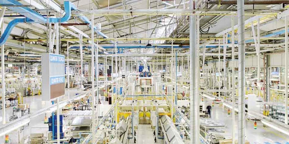 Produktion beim italienischen Haushaltsgerätehersteller Whirlpool EMEA
